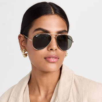 Ray Ban RB3825 OLD AVIATOR size 62 Polarized/Non-Polarized